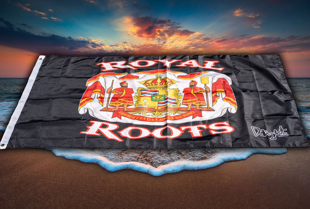 Royal Roots Flag - 2.95 Feet x 4.95 Feet