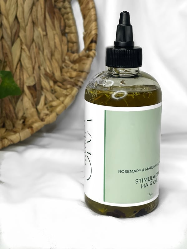 Image of Rosemary & Marshmallow Root Hair Oil 