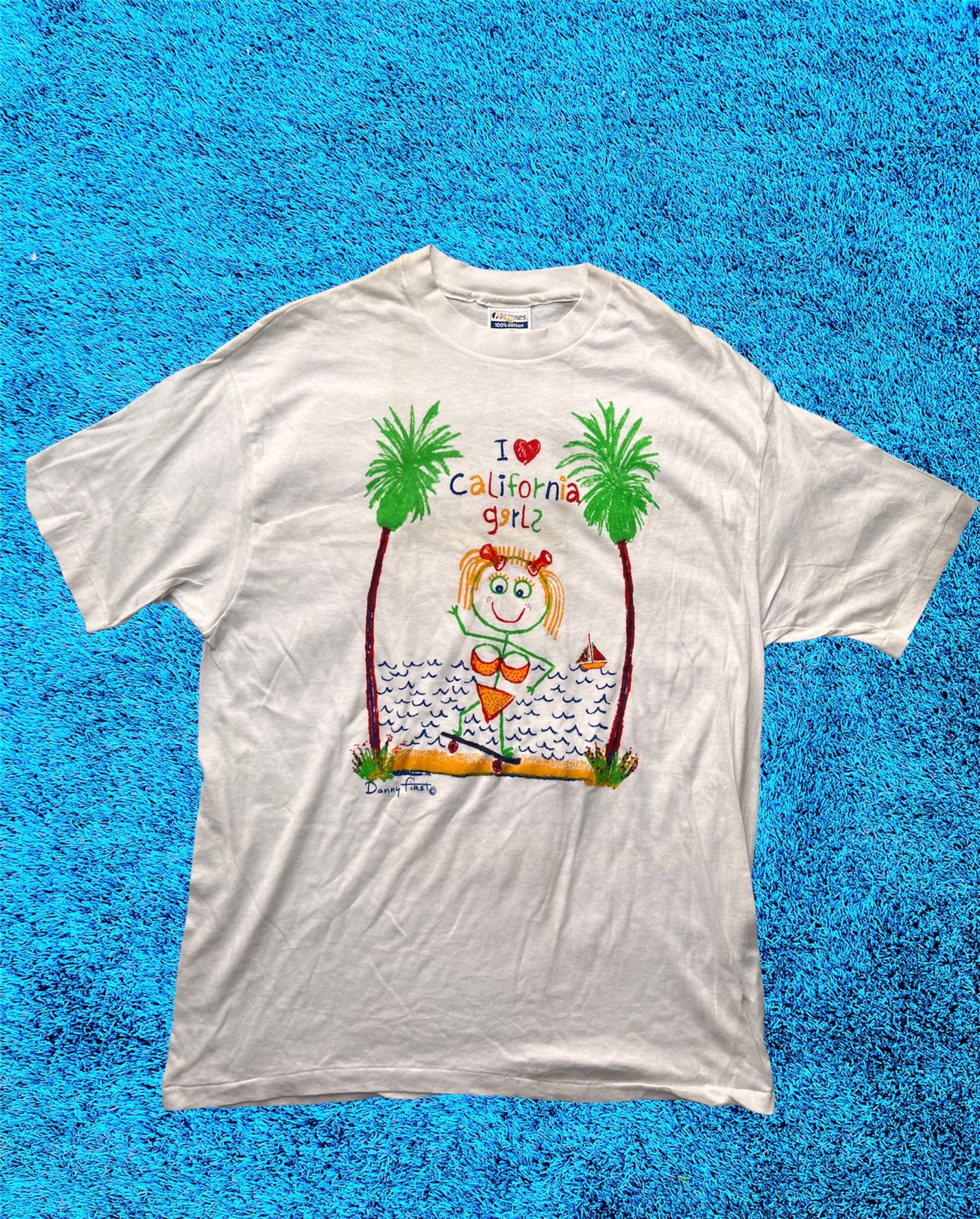 RBF Vintage - I Love California Girls T-Shirt 
