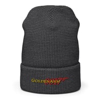Image 2 of GoldenArm 0017 Waffle beanie