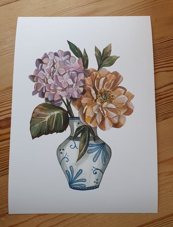 Image of Floral vase