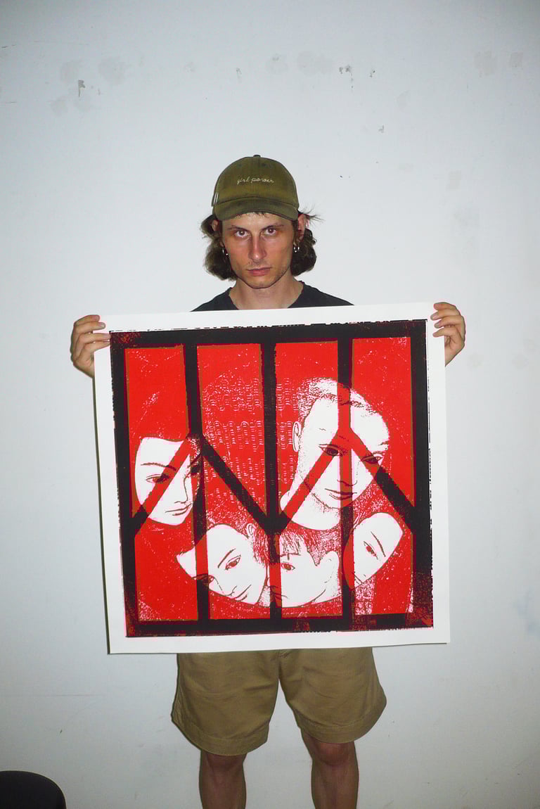 FUCK PEACE POSTER // WITTY WOW