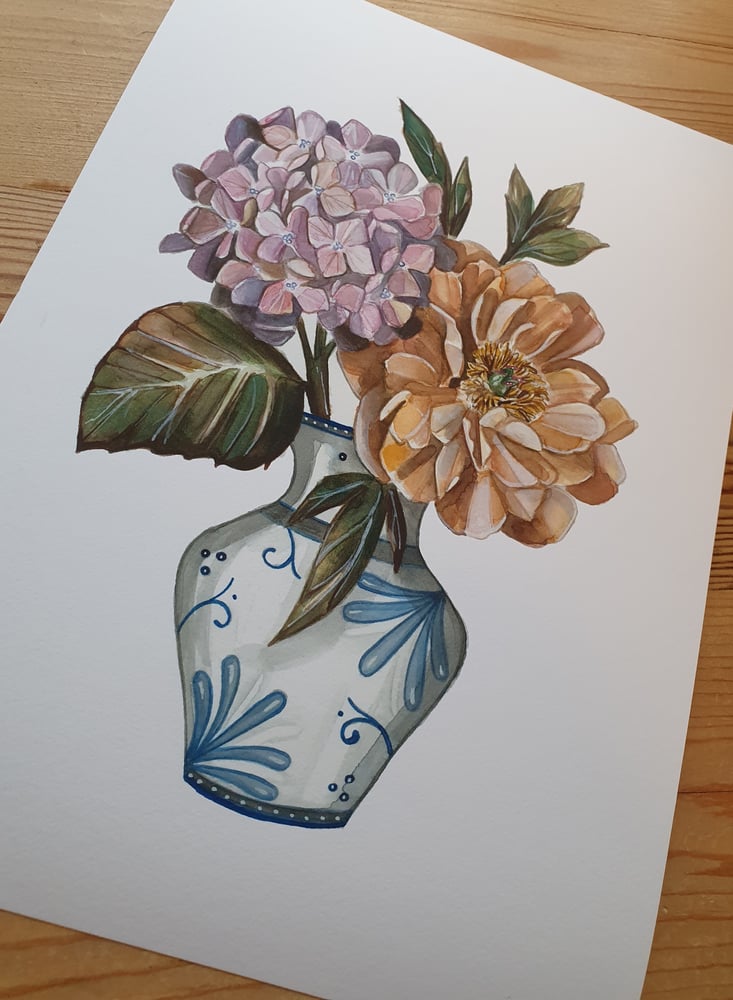 Image of Floral vase