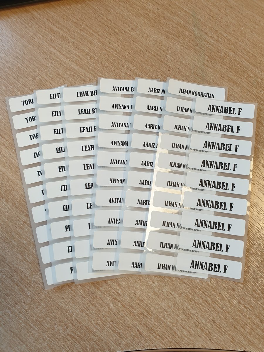 NEW! Iron on Name Labels | stmaryscambridgeuniform