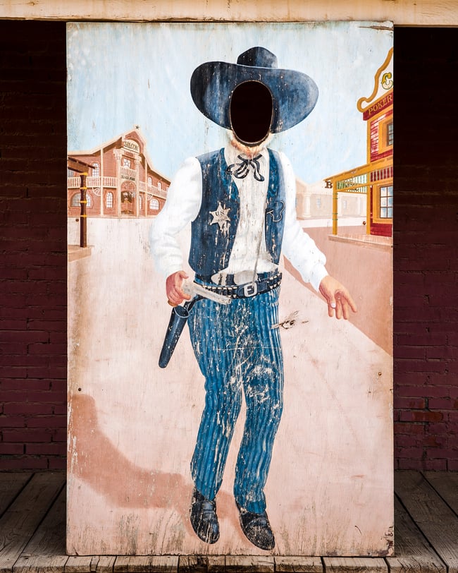 US Marshal, Mini Hollywood, Andalucia, Spain.