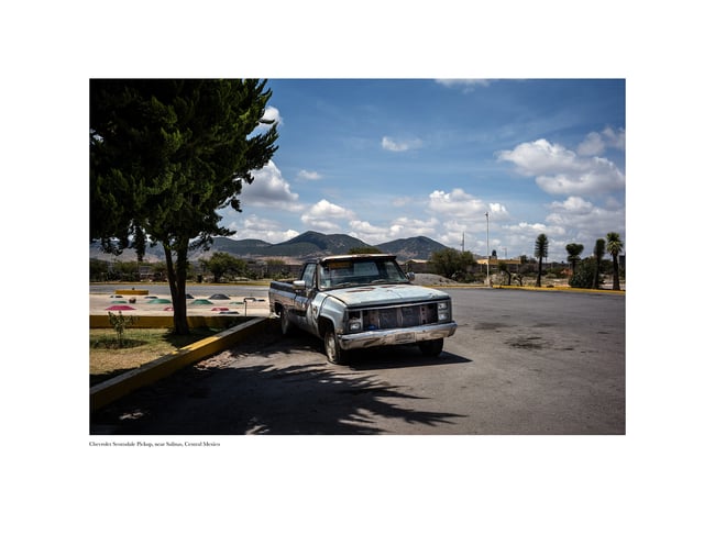 Chevrolet Scottsdale Pickup, near Salinas, Central Mexico.
