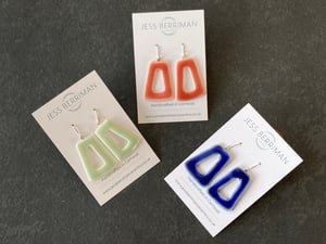 Image of Coral Triangle Retro Earrings