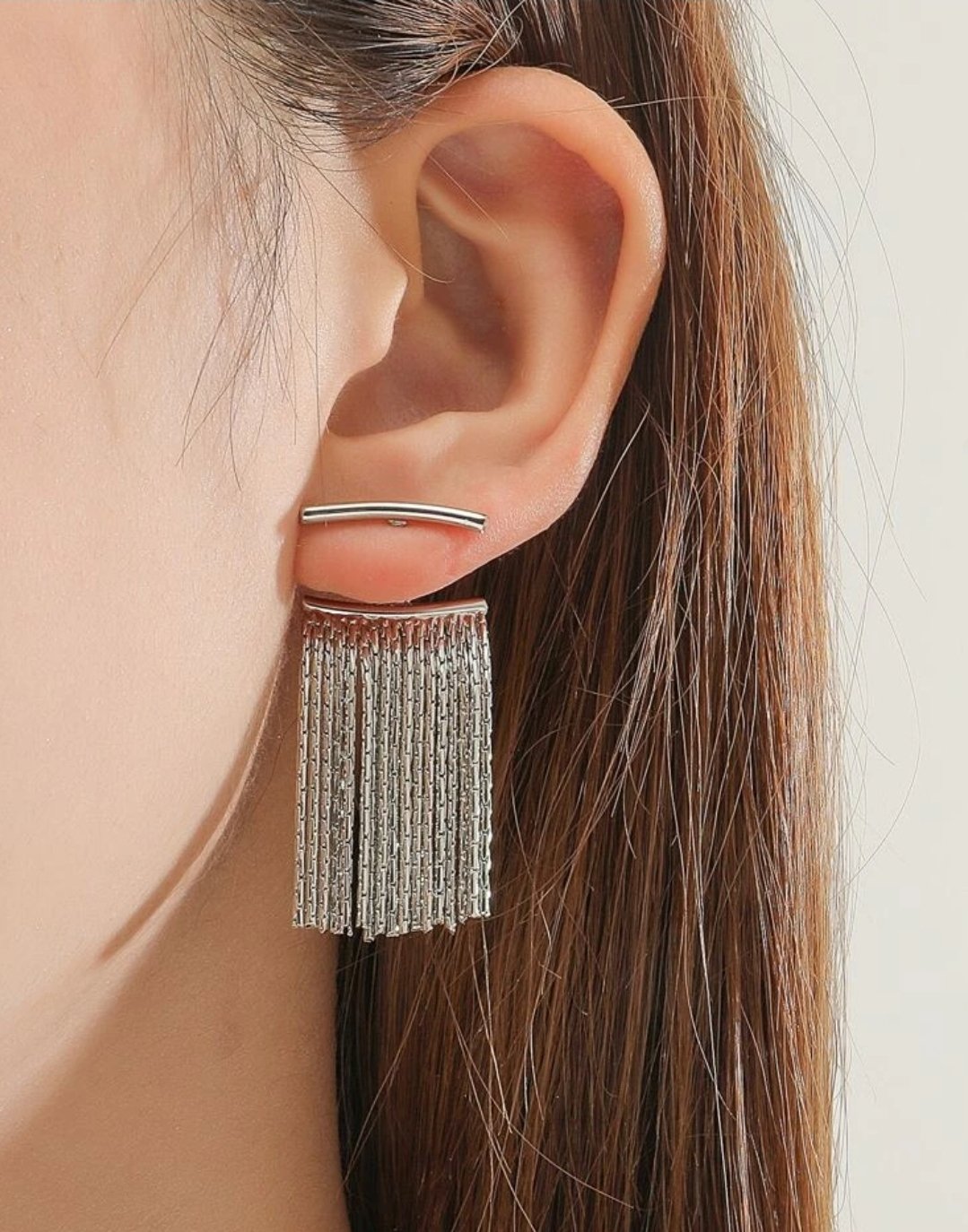 Image of Metal Tassel Ear Jacket