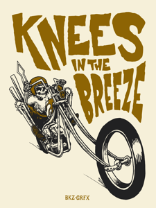 Image of "Knees in the Breeze" Print