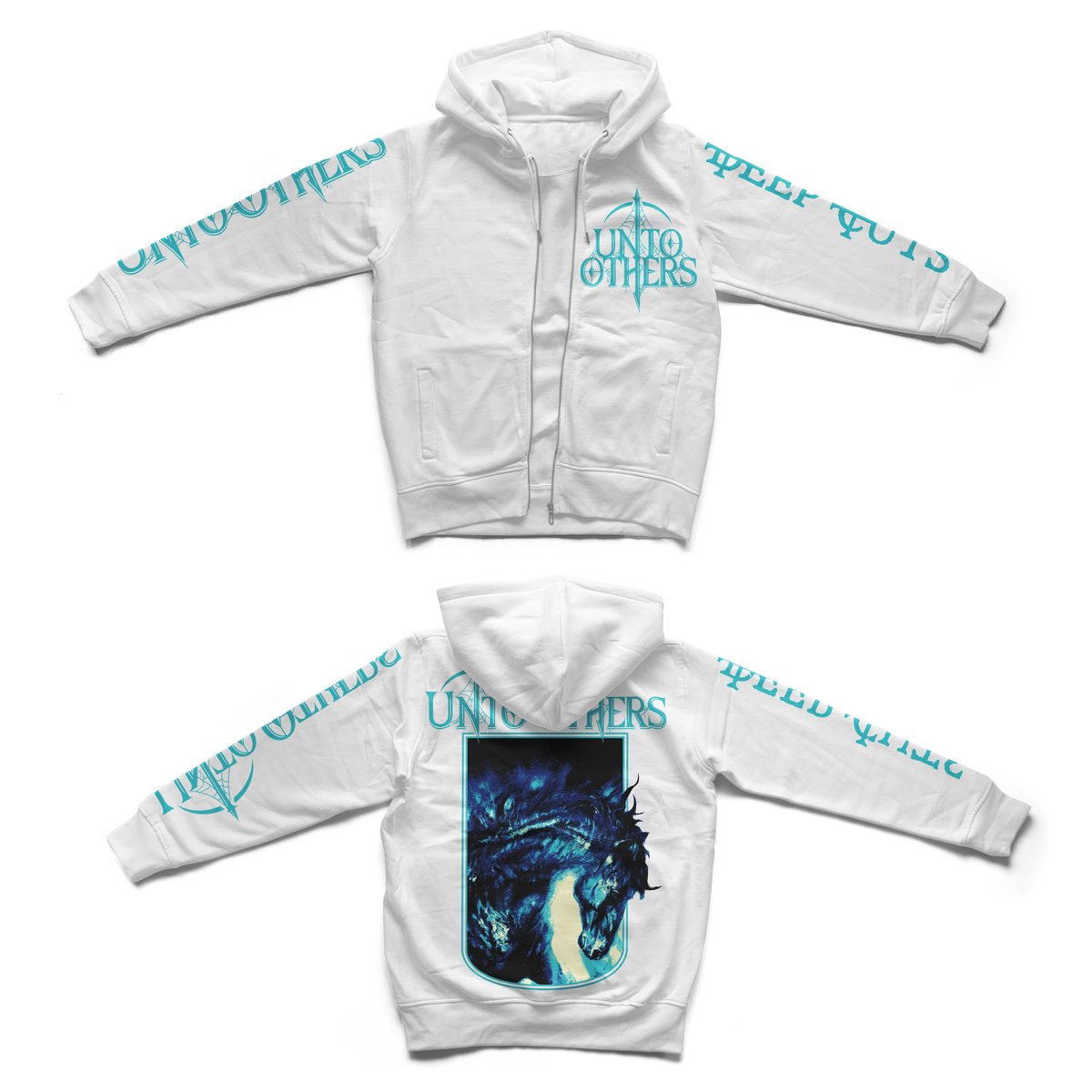 Strength II ...Deep Cuts Hoodie *White*  