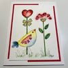 Folk art bird