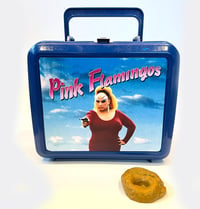 John Waters Pink Flamingos Lunchbox Featuring Divine + Fake Poop