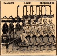Image 1 of BAYONET/L.I.C.E./PEACE CLINIC 7” Lathe