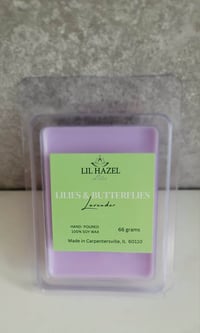 Image 2 of Lilies & Butterflies wax melt 66 grams