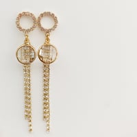 Image 2 of Gold Dangling Earrings