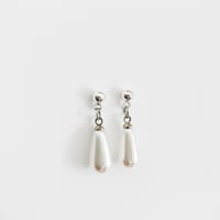 Image 3 of Teardrop Pearl Earrings