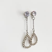 Image 5 of Rhinestone Teardrop Earrings