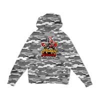 Image 1 of MoneyMotivated X BackPackBoyz Camo Sweater 