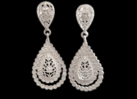 Image 5 of PH006 Decorative Dangle Necklace and Earring set