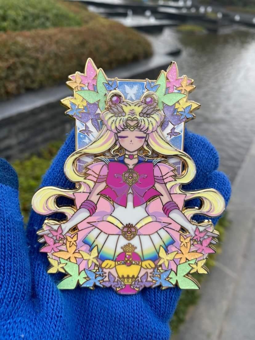 Super Sailor Moon 4" Pin-on-Pin, #1 in 30th Anniversary Series