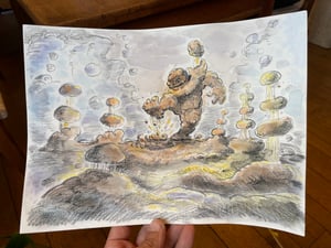 Image of Original Drawing "Boulder Boy #3"