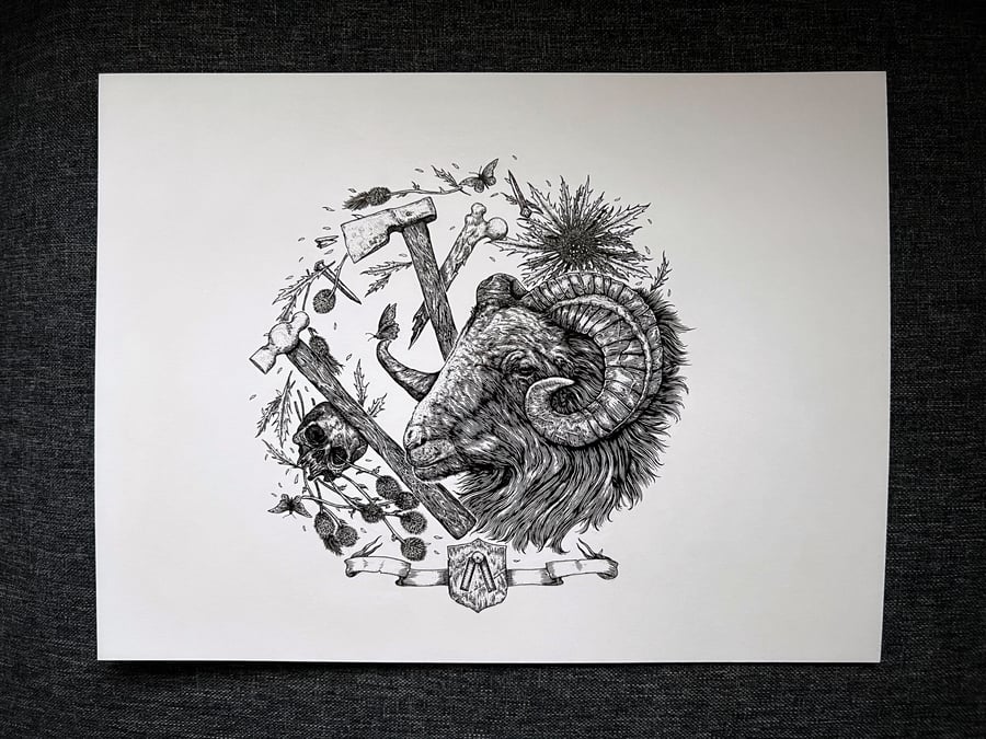 Image of Demon Hunter SODAR - Original Art