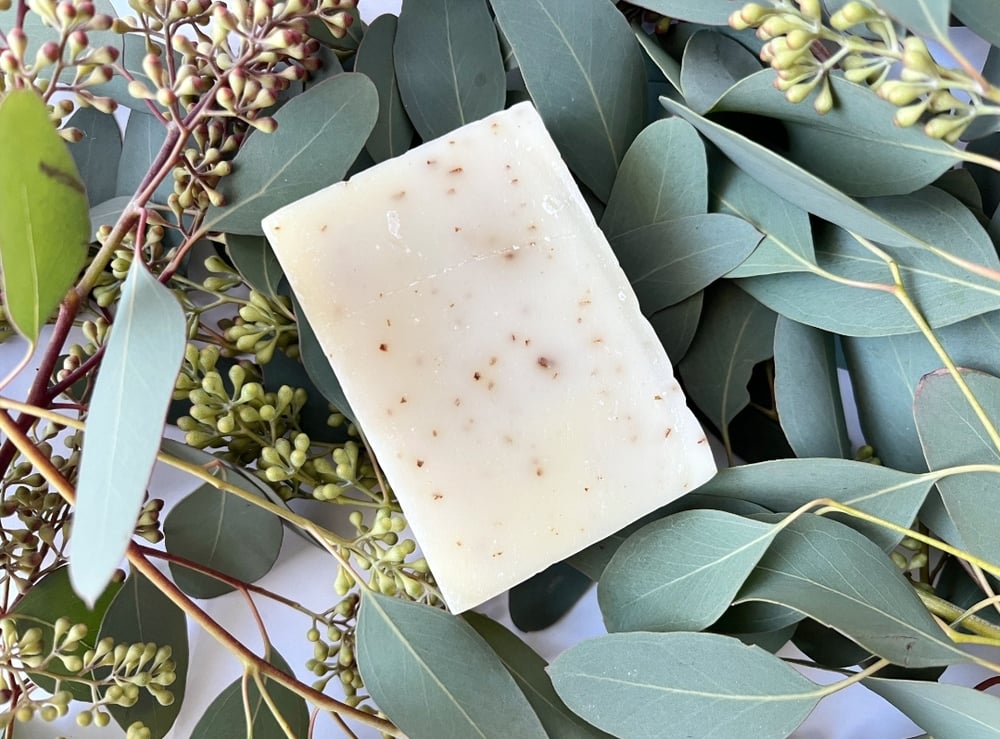Image of Shea Butter Peppermint & Eucalyptus Body Soap 