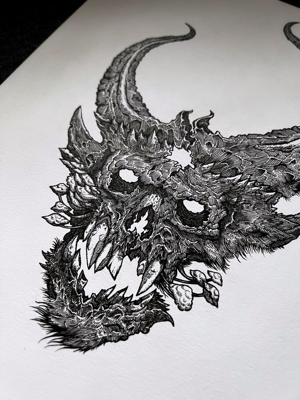 Image of Demon Hunter Skull - Original