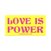 LOVE IS POWER STICKER
