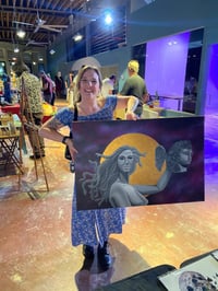 Image 2 of “Medusa with the Head of Perseus” Original Painting