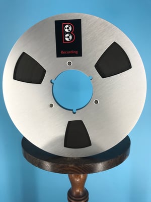 Image of Burlington Recording 1/4"x 3600' Extended MASTER Series Reel To Reel Tape 10.5" NAB Metal Reel 1 Mil