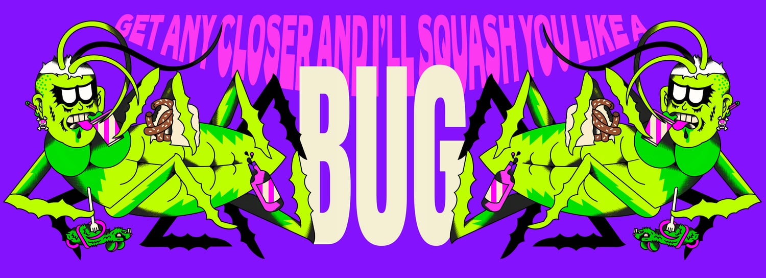 Squash You Like A Bug Bumper Sticker