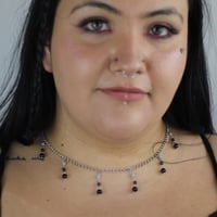 Image 1 of Purple Beaded Necklace