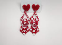 Valentine Swim Drop Earrings