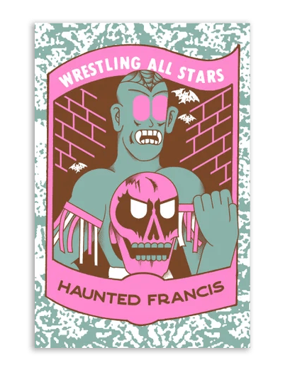 Haunted Francis Rookie Card Screen Print