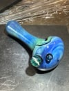 Silver Blue Fumed Spoon