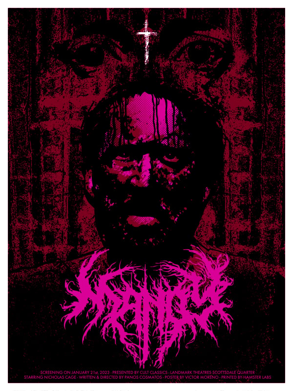 MANDY - 18 X 24 Limited Edition Screenprinted Movie Poster
