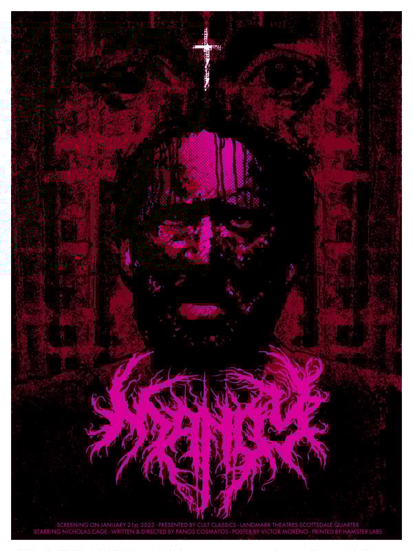 MANDY - 18 X 24 Limited Edition Screenprinted Movie Poster