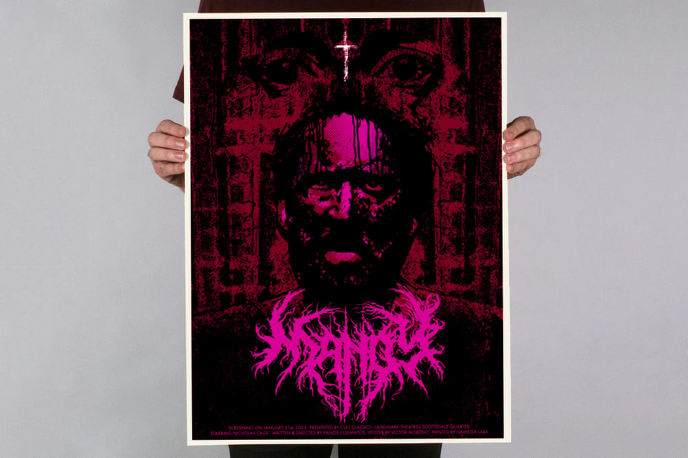 MANDY - 18 X 24 Limited Edition Screenprinted Movie Poster