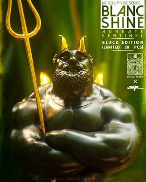 Image of [Limited Version]1:6 Scale Sculpture Blanc Shine Aureate Sentinel 守望闪 Limited Black Version