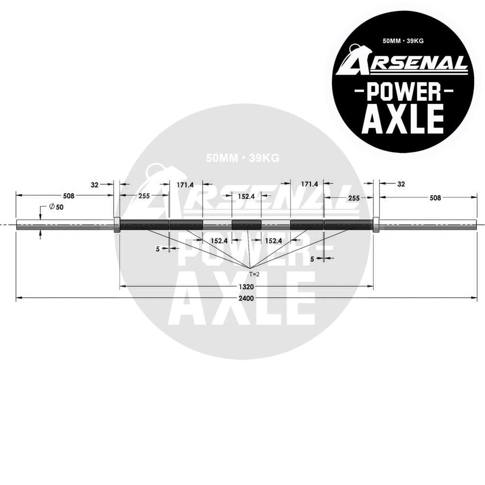Image of Power Axle (*PRE-ORDER! SHIPS 3/23)