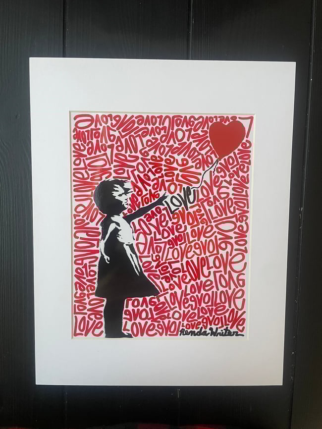 Banksy & Renda Writer Collab Print