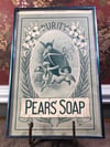 Pears Soap April 1898 Framed Advertisement
