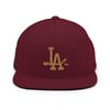 LA/DJ Snapback (crimson)