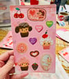 Valentine sticker sheet - January's Club Sticker Sheet