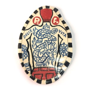 Image of Dolce Vita Backpiece ceramic sculpture