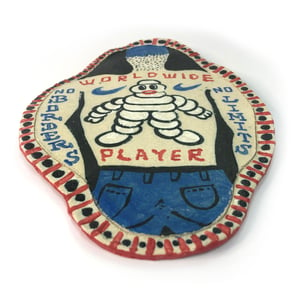 Image of Worldwide player ceramic sculpture