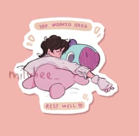 rest well hobi sticker