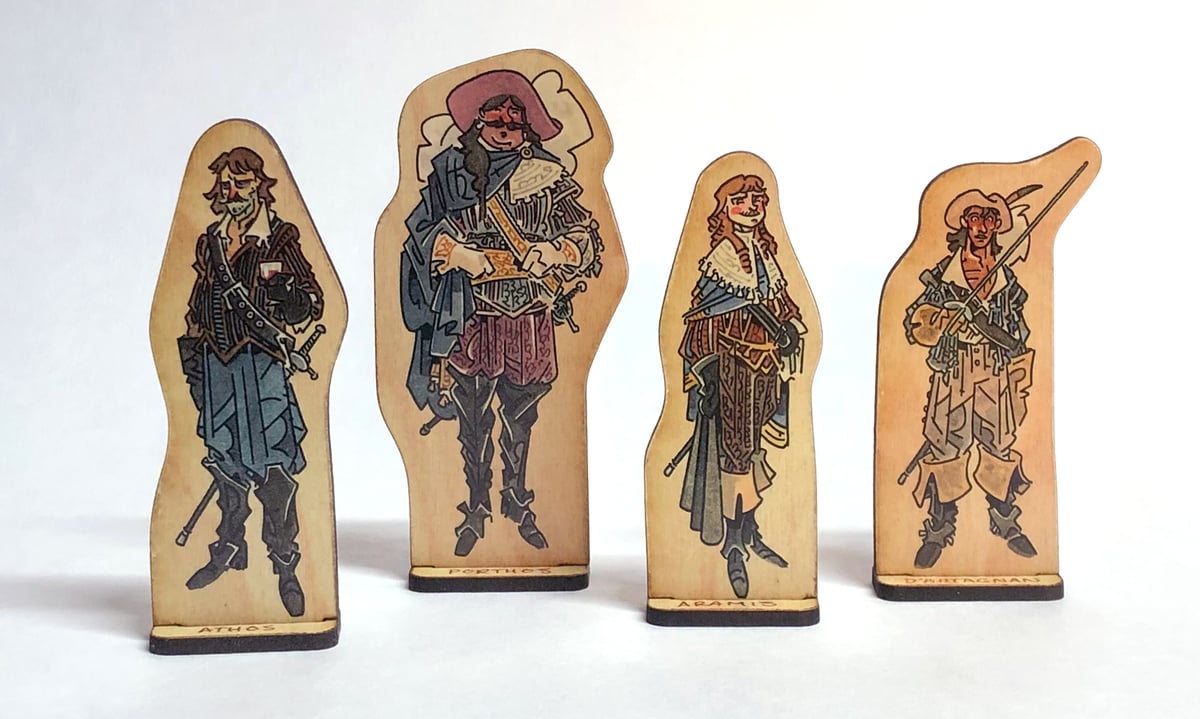 Image of Three Musketeers Figure Set