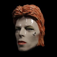 Image 1 of 'Ziggy Stardust- John I'm Only Dancing' Painted Ceramic Sculpture